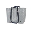 Handed By Go! Sport Recycled Plastic Weekender Bag In Steel Grey/blue