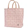 Handed By Joy Recycled Plastic Shopper In Soft Lilac