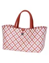 Handed By Mini Motif Bag Rust With White Pattern In Multi