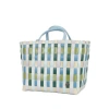 Handed By Multitone Recycled Plastic Shopper In Guacamole Mix