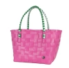 Handed By Paris Brights Recycled Tote Bag In Pink