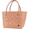 Handed By Paris Recycled Plastic Tote Bag In Apricot Blush