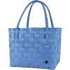 Handed By Paris Recycled Plastic Tote Bag In Cornflower Blue