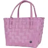 Handed By Paris Recycled Plastic Tote Bag In Orchid Pink