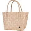Handed By Paris Recycled Plastic Tote Bag In Sahara Sand