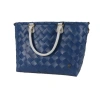 Handed By Saint Tropez Recycled Plastic Weekender Bag In Dark Blue