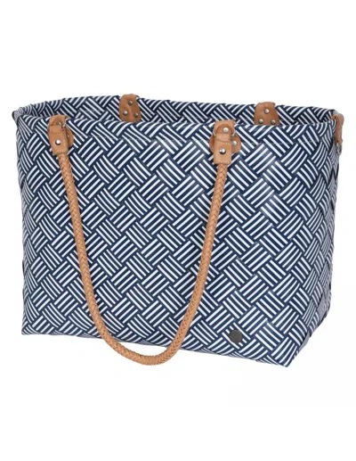 Handed By Sainte-maxime Stripes Shopper Ocean Blue