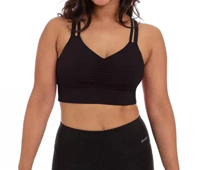 Handful Double Down Bra In Booya Black