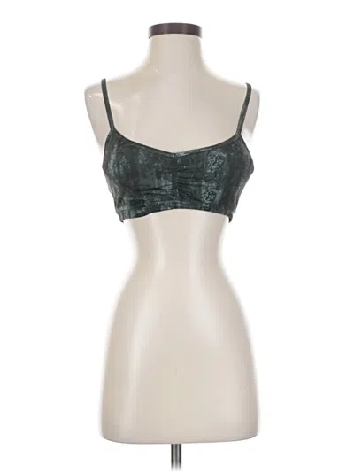 Pre-owned Handful Sports Bra In Green
