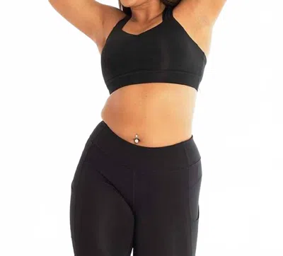 Handful Y Back Bra In Booya Black
