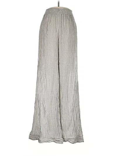 Pre-owned Handloom Casual Pants In Silver