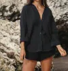 Handloom Echo Maxi Shirt In Black In Black