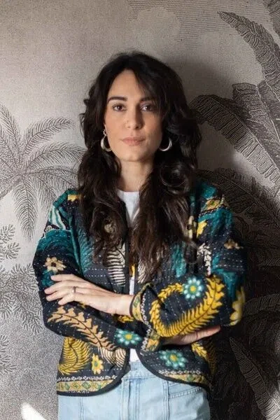 Pre-owned Handmade 10 Pc Boho  Cotton Kantha Jacket, Short Kimono Quilted Jacket Women's In Multicolor