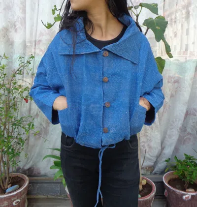 Pre-owned Handmade 10pc Vintage Kantha Short Jacket Women  Cotton Jacket Assorted Design In Multicolor