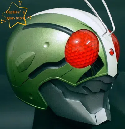 Pre-owned Handmade 1:1 Helmet Kamen Rider 1 Masked Rider The Next Wearable Led Cosplay Mask Props In Multi-color
