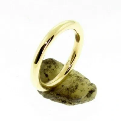 Pre-owned Handmade 14 K Solid Gold 2.50 Mm Round Wire Band Or Stacking Ring  In U.s. In Yellow Gold
