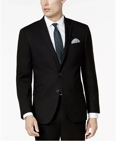 Pre-owned Handmade Black Stretch Material Suits Designer Wedding Dinner Suits (jacket+vest+pants)