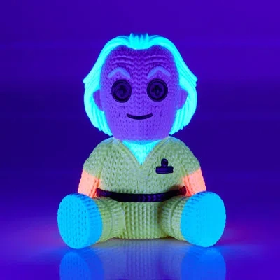 Handmade By Robots - Back To The Future - Dr. Emmett Brown #256 (limited Edition Blacklight) In Yellow