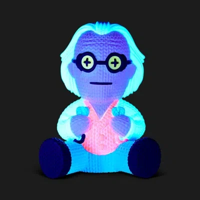 Handmade By Robots - Back To The Future - Dr. Emmett Brown With Jumper Cables #149 (limited Edition Blacklight) In Blue
