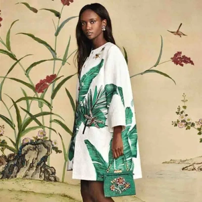 Pre-owned Handmade Custom Made To Order Collarless Floral Mid-length Loose Coat Plus1x-10x L645 In Printed