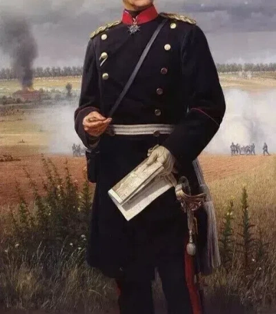 Pre-owned Handmade General Navy Blue Wool Infantry Konstantin Von Alvenslebn Coat