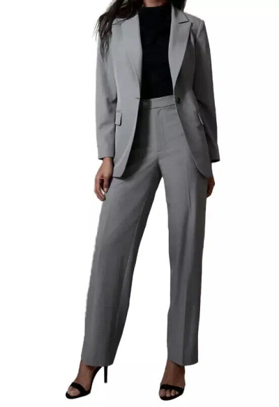Pre-owned Handmade Gray Double Breasted Suit For Women, Two-piece Casual Suit, Two-piece Set Suit In Black