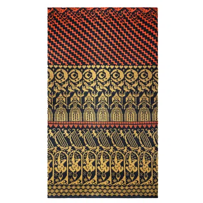 Handmade In Bridge Women's "arcana Knitted Fair Isle Merino Shawl"
