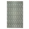 Handmade In Bridge Women's Green / White "ellie Knitted Fair Isle Merino Shawl"