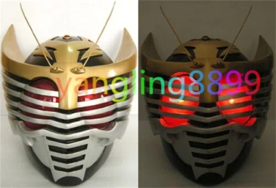 Pre-owned Handmade Kamen Rider Ryuki Cosplay Helmet Masked Rider Resin Led Mask Halloween Cos Props In As Shown