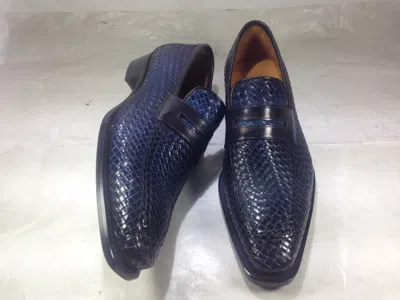 Pre-owned Handmade Made To Order  Shoes.custom Order Shoes. Perfect Quaility In Navy Blue-black