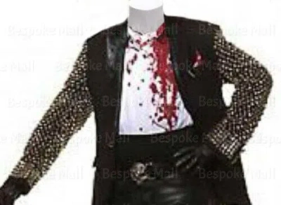 Pre-owned Handmade Men's Black Silver Studded Punk Jacket Brando Cowhide Biker Leather Coat-495