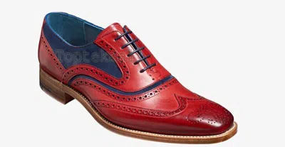 Pre-owned Handmade Men's Leather Oxfords Two Tone Stylish Navy Blue Suede Shoes-875