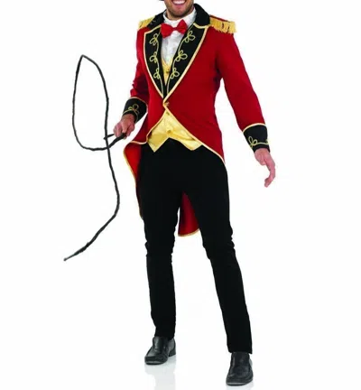 Pre-owned Handmade Men's Red Circus Ringmaster Jacket Costume