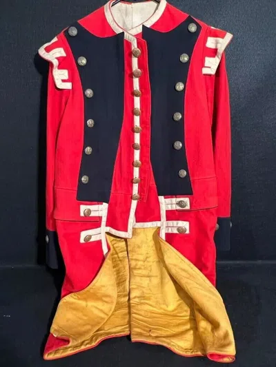 Pre-owned Handmade Mens Royal Corps Of Invalids Original 1941 Uniform Chelsea Pensioners Coat In Red