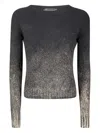 Handmade Round-neck Sweater In Black
