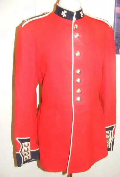 Pre-owned Handmade Vintage Irish Guardsman Tunic Uniform 1959 Pattern Red Wool Coat