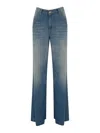 Handpicked Altea Jeans In Cotton Lyocell And Linen In Blue