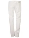 HANDPICKED HAND PICKED TROUSERS WHITE