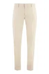 Handpicked Mantova Cotton Trousers In Beige