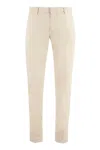 Handpicked Mantova Cotton Trousers In Beige