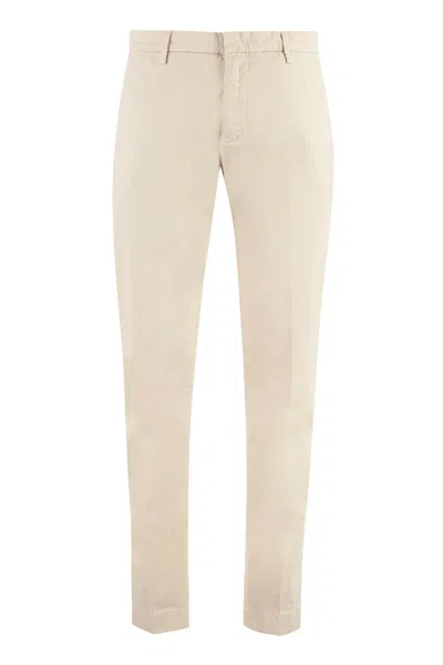 Handpicked Mantova Cotton Trousers In Neutral