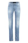 Handpicked Men's Orvieto Slim Fit Jeans In Blue