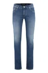 Handpicked Orvieto Slim Fit Jeans In Navy