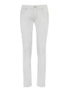 Handpicked Orvieto Trousers In Bull In White