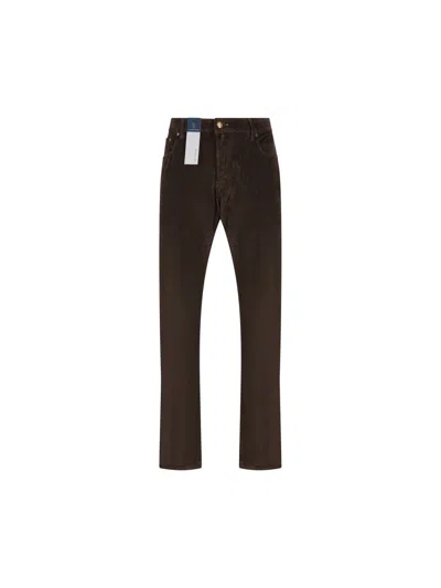 Handpicked Pants In Brown