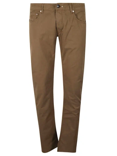 Handpicked Pants In Brown