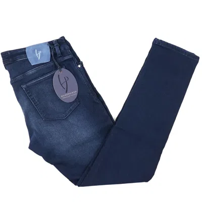 Pre-owned Handpicked Slim Tapered Fit 'orvieto' Dark Blue Soft Stretch Denim Jeans 36