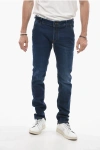 HANDPICKED STRAIGHT LEG PARMA JEANS WITH VISIBLE STITCHING 17CM