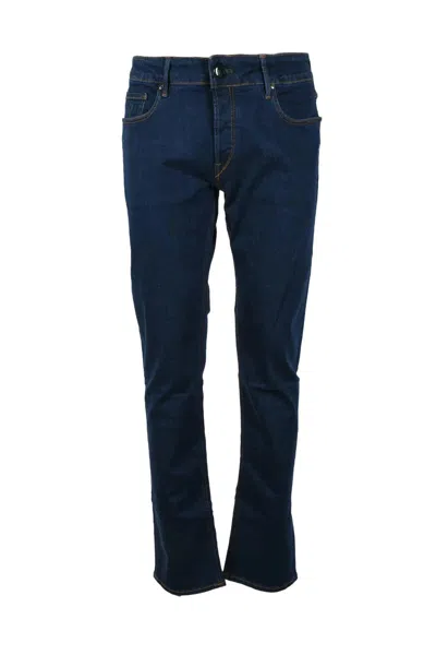 Handpicked Straight-leg Blue Denim Jeans