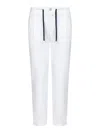 Handpicked Udine Optical Regular-fit Trousers In White